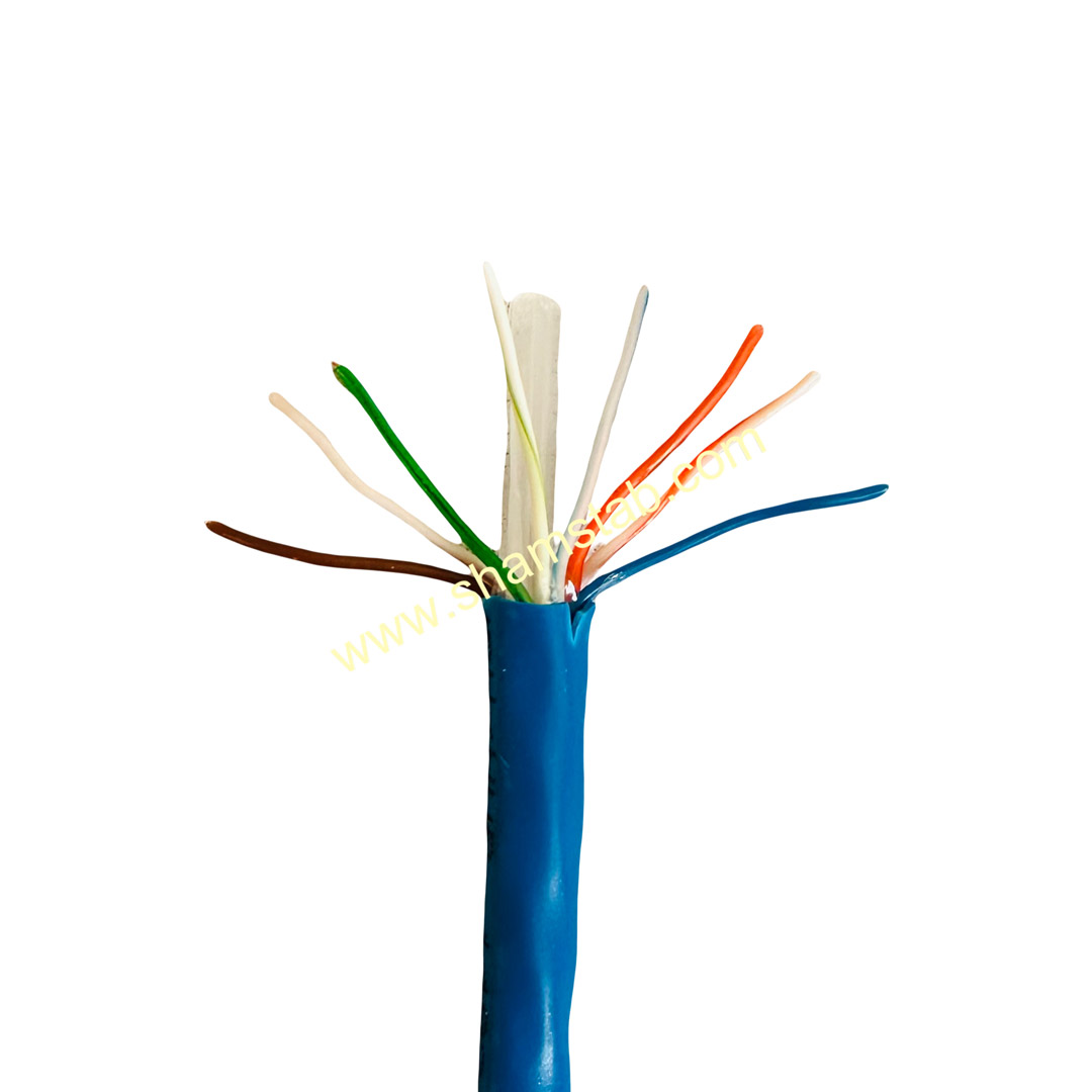 کابل شبکه cat6 آبی CU LEG UTPصدراتل 305 متری