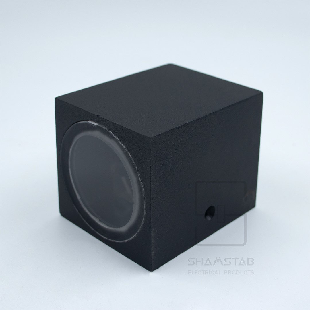 دکوراتیو یک طرفه مستطیل مدل کیا 1411 LSR GU10 زمرد