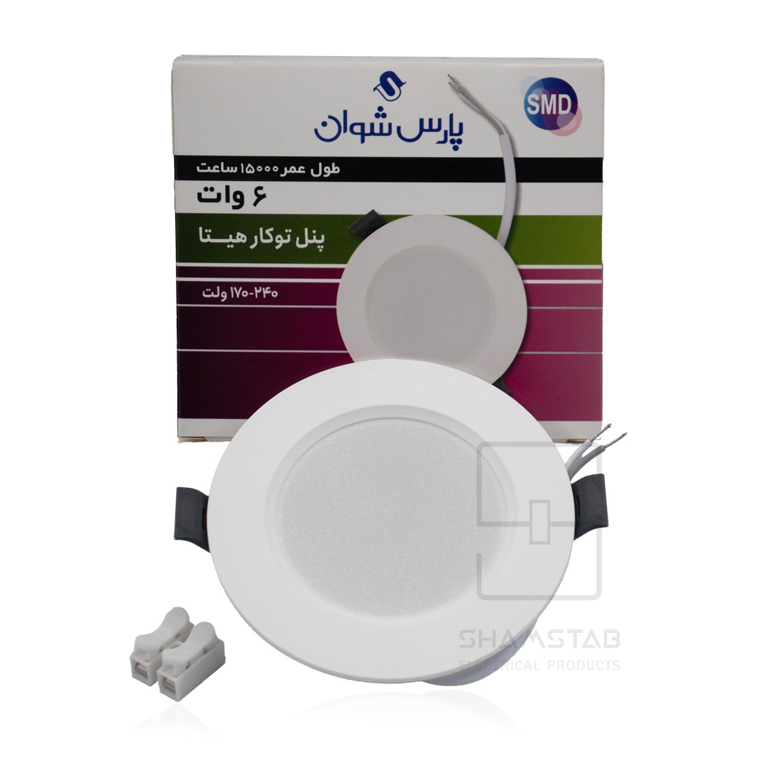 پنل توکار 6 وات مهتابی هیتا شوان