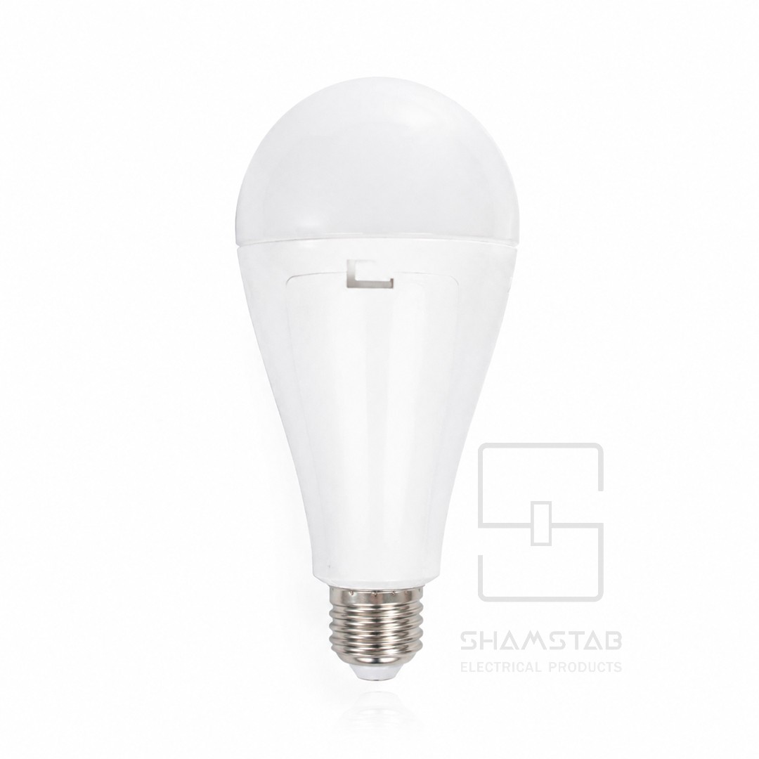 لامپ شارژي 20 وات 20 LED مارک B دکمه دار (کارتن آبي)کاربيست