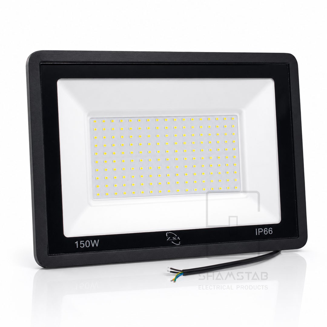 پروژکتور 150 وات (زمرد) مهتابی SMD(10تایی) زرین سیما