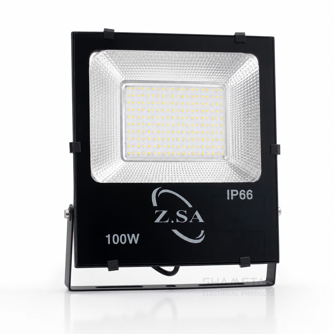 پروژکتور 100 وات (نگین) مهتابی SMD (6تایی) زرین سیما