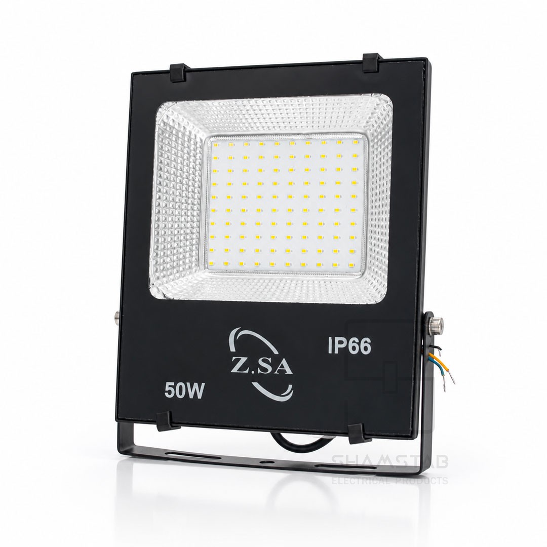پروژکتور 50 وات (نگین) مهتابی SMD (12تایی) زرین سیما