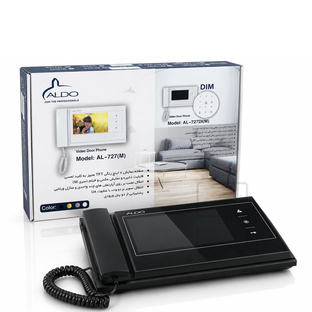 مانیتور 727 T مشکی آلدو